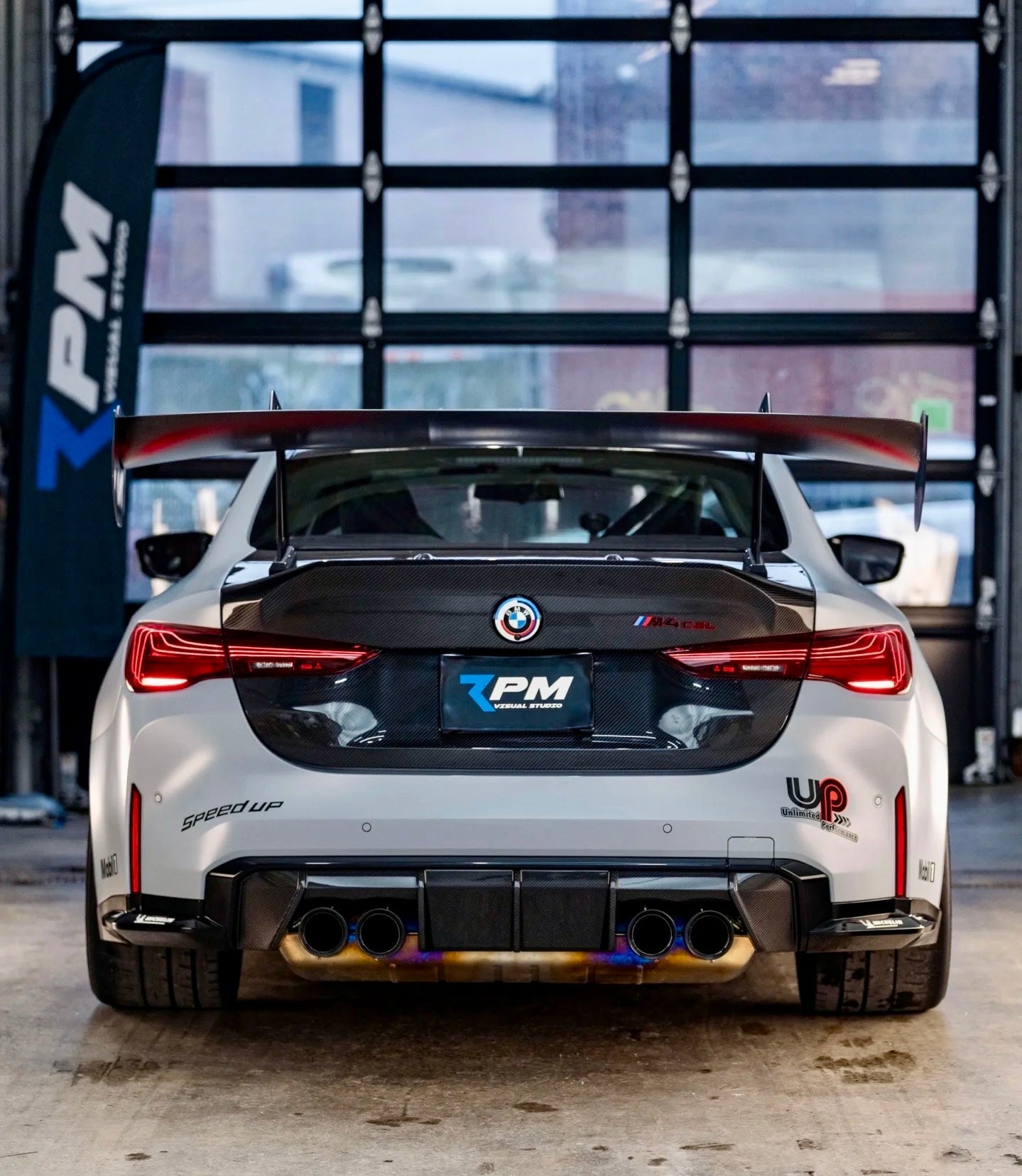 BMW M3 G80 & M4 G82 2021-ON & 3 Series 330i M340i (Fits Both Pre-LCI & LCI) 2019 2020 2021 2022 2023 2024 & 4 Series G22 430i M440i 2020 2021 2022 2023 2024 with Aftermarket Parts - ART Style Trunk Lid Carbon Fiber from ArmorExtend
