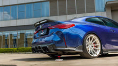 BMW M3 G80 G81 2021-ON  M4 G82 G83 2021-ON with Aftermarket Parts - Venom Sport Series Style Rear Diffuser & Canards Dry Pre-preg Carbon Fiber from ArmorExtend