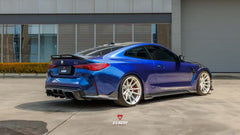 BMW M4 G82 G83 2021-ON with Aftermarket Parts - Venom Sport Series Style Side Skirts Dry Pre-preg Carbon Fiber from ArmorExtend