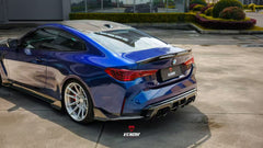 BMW M4 G82 2021-ON & 4 Series G22 430i M440i 2020-ON with Aftermarket Parts - Venom Sport Series Style Rear Lip Ducktail Spoiler Dry Pre-preg Carbon Fiber from ArmorExtend