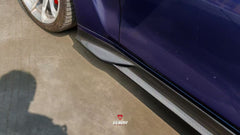 BMW M4 G82 G83 2021-ON with Aftermarket Parts - Venom Sport Series Style Side Skirts Dry Pre-preg Carbon Fiber from ArmorExtend
