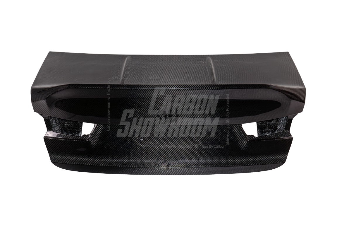 BMW M3 G80 & M4 G82 2021-ON & 3 Series 330i M340i (Fits Both Pre-LCI & LCI) 2019 2020 2021 2022 2023 2024 & 4 Series G22 430i M440i 2020 2021 2022 2023 2024 with Aftermarket Parts - ART Style Trunk Lid Carbon Fiber from ArmorExtend