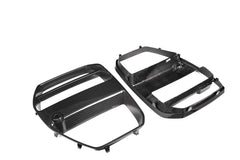 BMW M3 M3C M3CS G80 G81 2021-ON & M4 M4C M4CS G82 G83 2021-ON with Aftermarket Parts - V Style Front Kidney Grill Pre-preg Carbon Fiber from ArmorExtend