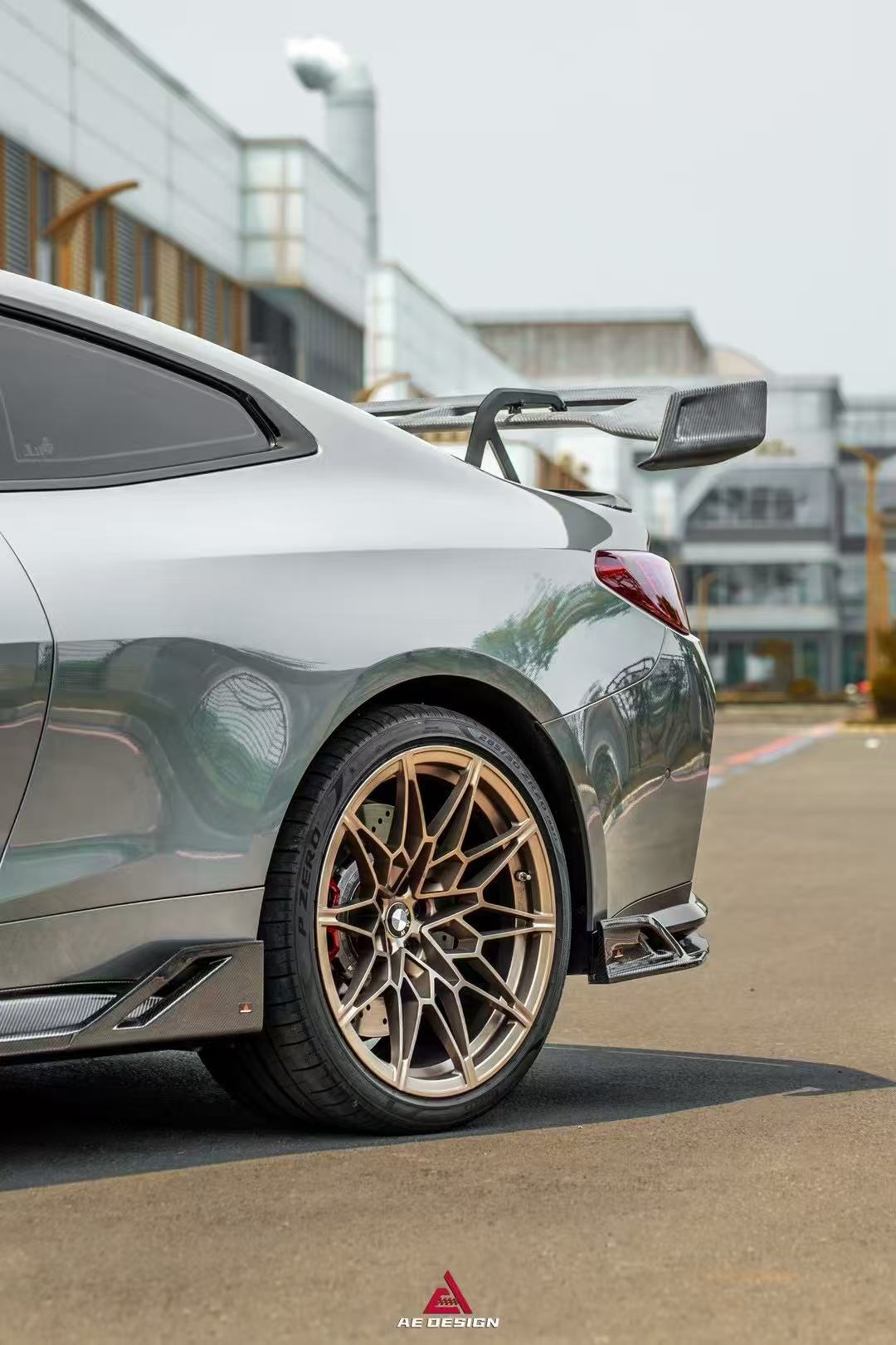 BMW M4 G82 2021-ON &?4 Series G22 430i M440i 2020-ON with Aftermarket Parts - Rear Wing Pre-preg Carbon Fiber?from ArmorExtend