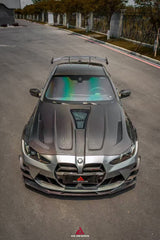 BMW M4 G82 2021-ON & 4 Series G22 430i M440i 2020-ON with Aftermarket Parts - Rear Wing Pre-preg Carbon Fiber from ArmorExtend