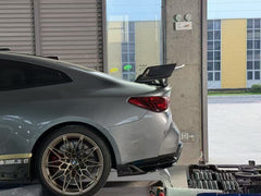 BMW M4 G82 2021-ON & 4 Series G22 430i M440i 2020-ON with Aftermarket Parts - Rear Wing Pre-preg Carbon Fiber from ArmorExtend