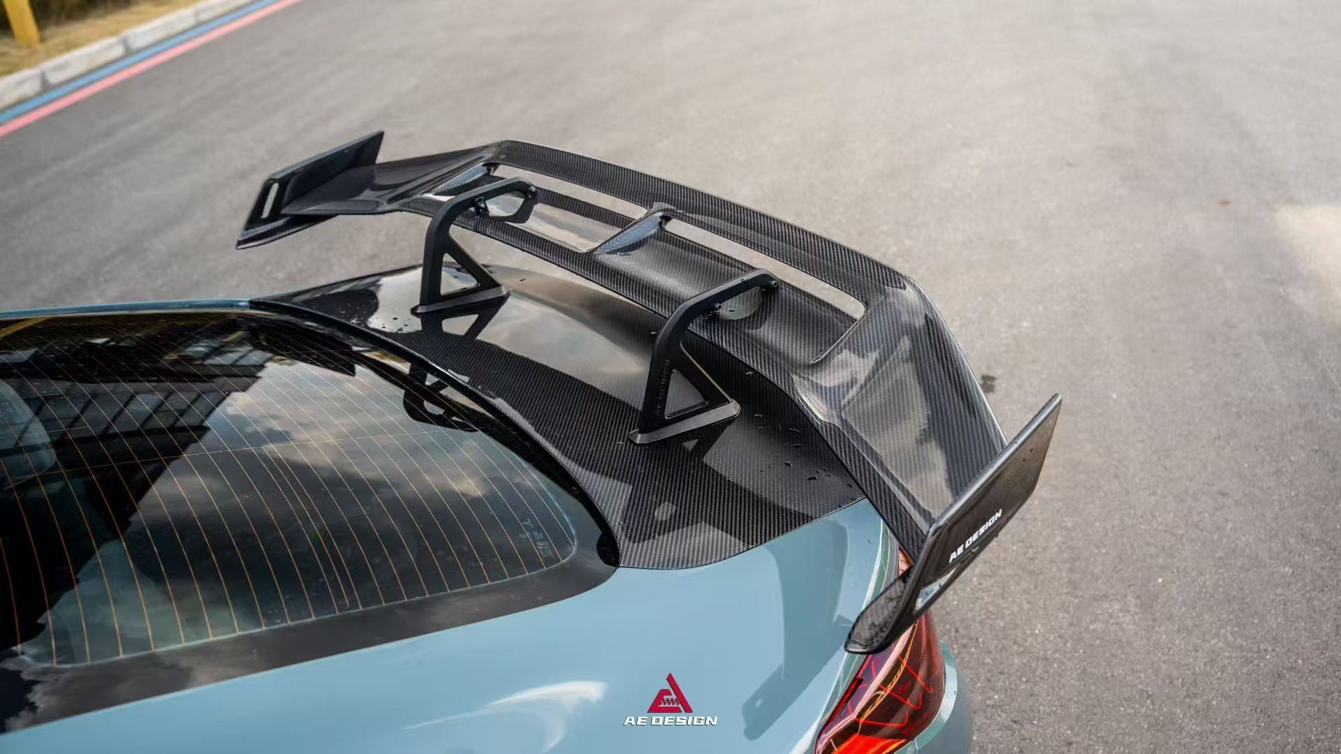 BMW M4 G82 2021-ON & 4 Series G22 430i M440i 2020-ON with Aftermarket Parts - GT Rear Wing Dry Pre-preg Carbon Fiber from ArmorExtend