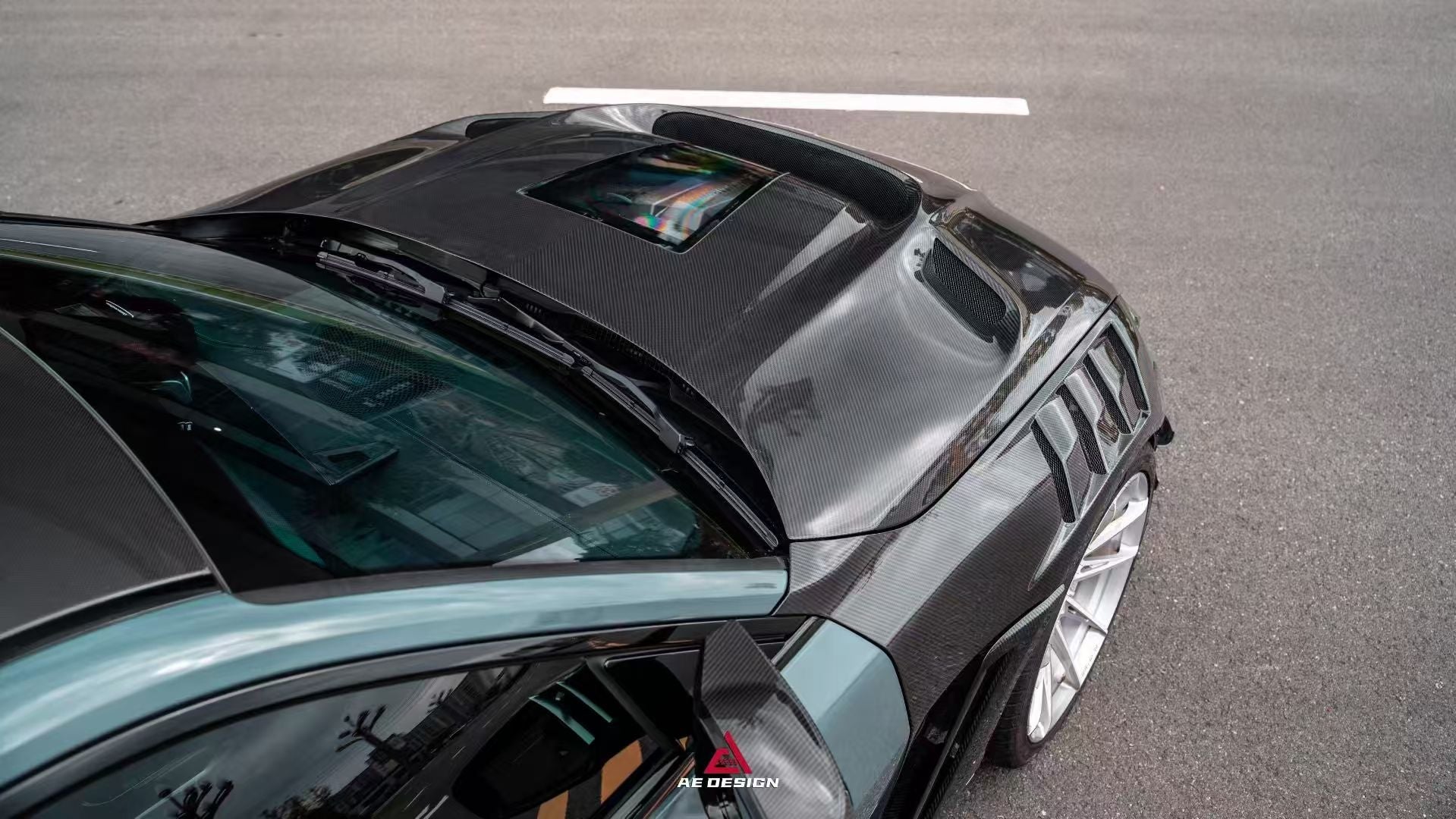 BMW M4 / M4C / M4CS G82 G83 2021-ON with Aftermarket Parts - ART Widebody Front Fenders Dry Pre-preg Carbon Fiber from ArmorExtend