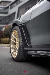 BMW M3 G80 G81 2021 2022 2023 2024 & M4 G82 G83 2021 2022 2023 2024 with Aftermarket Parts - AE Style Side Skirts Carbon Fiber from ArmorExtend