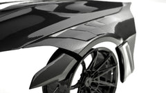 BMW M4 / M4C / M4CS G82 G83 2021-ON with Aftermarket Parts - ART Widebody Front Fenders Dry Pre-preg Carbon Fiber from ArmorExtend