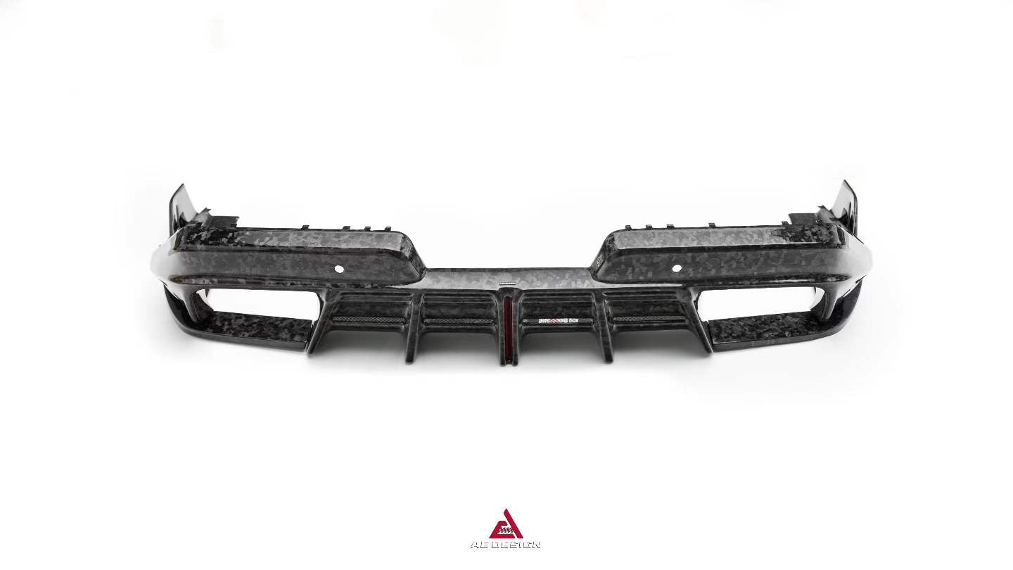 BMW M5C M5 G90 2024-ON with Aftermarket Parts - Rear Diffuser & Canards Pre-preg Carbon Fiber from ArmorExtend