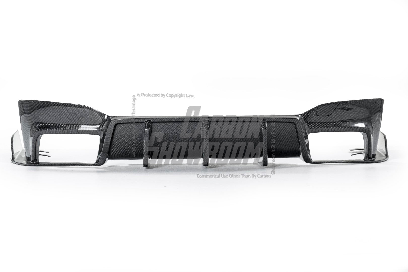 BMW M5/M5C F90 (Fits Both Pre-LCI & LCI) 2018 2019 2020 2021 2022 2023 2024 & 5 Series G30 540i (With M-Package Bumper) M550i (Fits Both Pre-LCI & LCI) 2017 2018 2019 2020 2021 2022 2023 2024 with Aftermarket Parts - AE Rear Diffuser Carbon Fiber from ArmorExtend