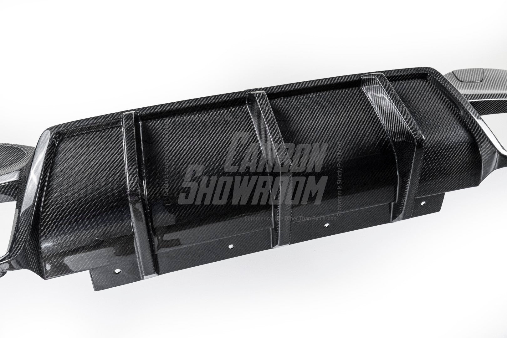 BMW M5/M5C F90 (Fits Both Pre-LCI & LCI) 2018 2019 2020 2021 2022 2023 2024 & 5 Series G30 540i (With M-Package Bumper) M550i (Fits Both Pre-LCI & LCI) 2017 2018 2019 2020 2021 2022 2023 2024 with Aftermarket Parts - AE Rear Diffuser Carbon Fiber from ArmorExtend