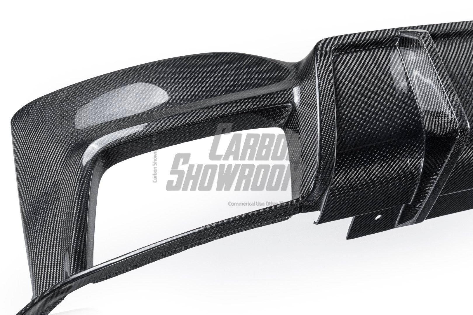 BMW M5/M5C F90 (Fits Both Pre-LCI & LCI) 2018 2019 2020 2021 2022 2023 2024 & 5 Series G30 540i (With M-Package Bumper) M550i (Fits Both Pre-LCI & LCI) 2017 2018 2019 2020 2021 2022 2023 2024 with Aftermarket Parts - AE Rear Diffuser Carbon Fiber from ArmorExtend