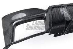 BMW M5/M5C F90 (Fits Both Pre-LCI & LCI) 2018 2019 2020 2021 2022 2023 2024 & 5 Series G30 540i (With M-Package Bumper) M550i (Fits Both Pre-LCI & LCI) 2017 2018 2019 2020 2021 2022 2023 2024 with Aftermarket Parts - AE Rear Diffuser Carbon Fiber from ArmorExtend