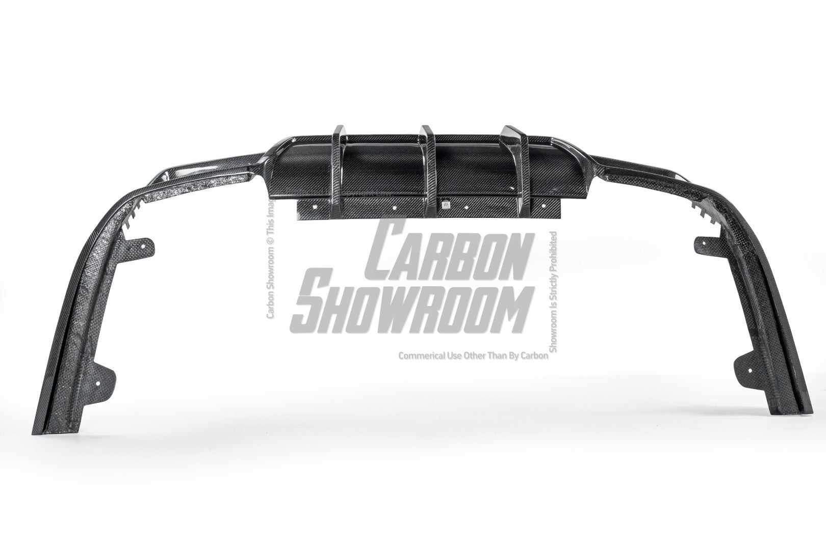 BMW M5/M5C F90 (Fits Both Pre-LCI & LCI) 2018 2019 2020 2021 2022 2023 2024 & 5 Series G30 540i (With M-Package Bumper) M550i (Fits Both Pre-LCI & LCI) 2017 2018 2019 2020 2021 2022 2023 2024 with Aftermarket Parts - AE Rear Diffuser Carbon Fiber from ArmorExtend