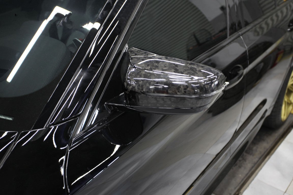 BMW M5/M5C F90 (Fits Both Pre-LCI & LCI) LHD & RHD (Left & Right Hand Drive) with Aftermarket Parts - Mirror Caps Pre-preg Carbon Fiber?from ArmorExtend