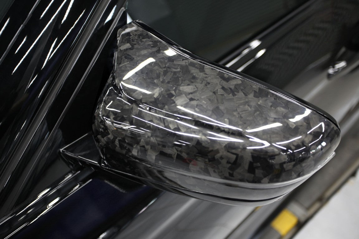 BMW M5/M5C F90 (Fits Both Pre-LCI & LCI) LHD & RHD (Left & Right Hand Drive) with Aftermarket Parts - Mirror Caps Pre-preg Carbon Fiber?from ArmorExtend