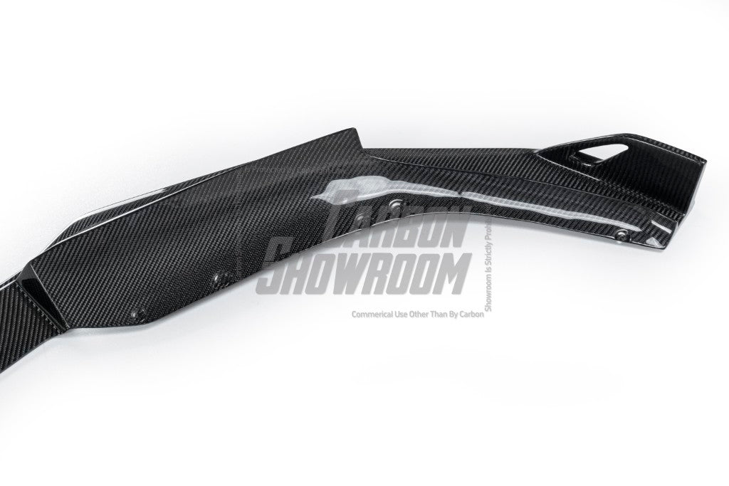 BMW M5 / M5C F90 Pre-LCI 2018 2019 2020 & M5 / M5C F90 LCI 2021 2022 2023 2024 With Aftermarket Parts - AE Lower Lip & Middle Lip Carbon Fiber from ArmorExtend