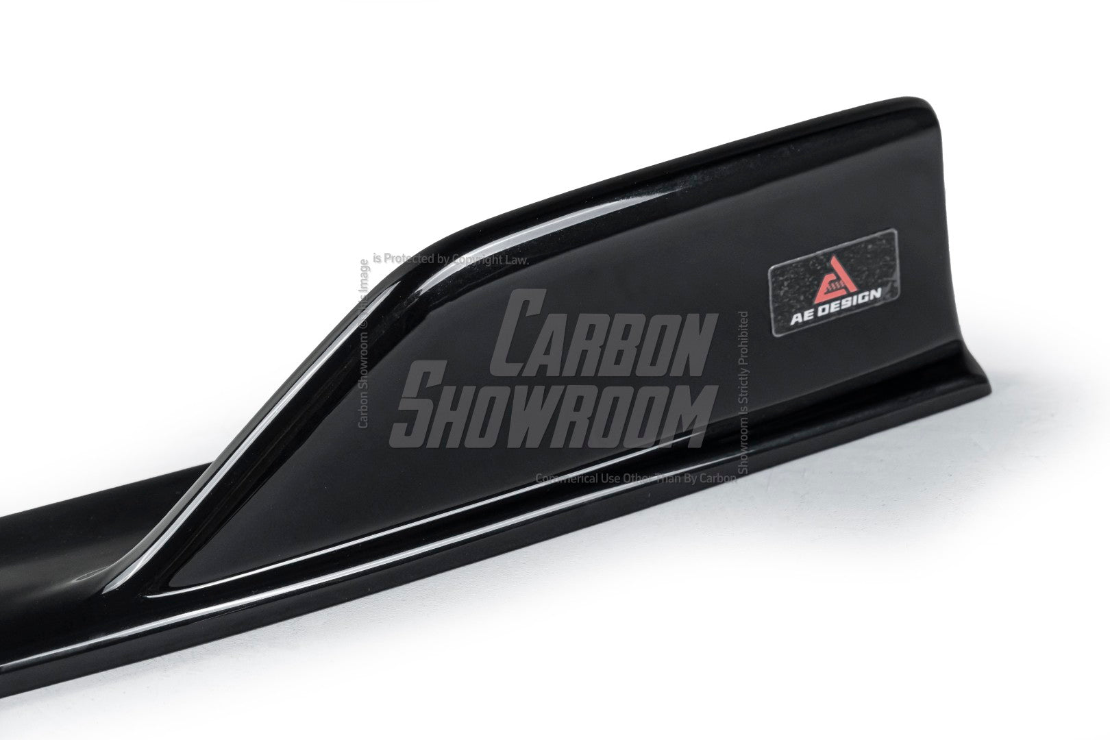 BMW M5/M5C F90 (Fits Both Pre-LCI & LCI) 2018-ON & 5 Series G30 540i M550i (With M-Package Bumper) G30 G31 (Fits Both Pre-LCI & LCI) 2017-ON with Aftermarket Parts - AE Style ABS Rear Diffuser & Rear Canards from ArmorExtend