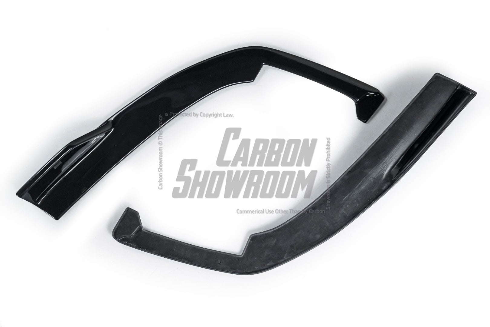 BMW M5/M5C F90 (Fits Both Pre-LCI & LCI) 2018-ON & 5 Series G30 540i M550i (With M-Package Bumper) G30 G31 (Fits Both Pre-LCI & LCI) 2017-ON with Aftermarket Parts - AE Style ABS Rear Diffuser & Rear Canards from ArmorExtend