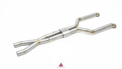 BMW M8 M8C F92 F93 2019-ON (4.4T) with Aftermarket Parts - Catback Exhaust with Valve Quadtips Stainless Steel / Titanium from ArmorExtend