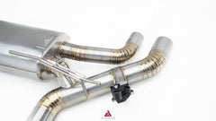 BMW M8 M8C F92 F93 2019-ON (4.4T) with Aftermarket Parts - Catback Exhaust with Valve Quadtips Stainless Steel / Titanium from ArmorExtend