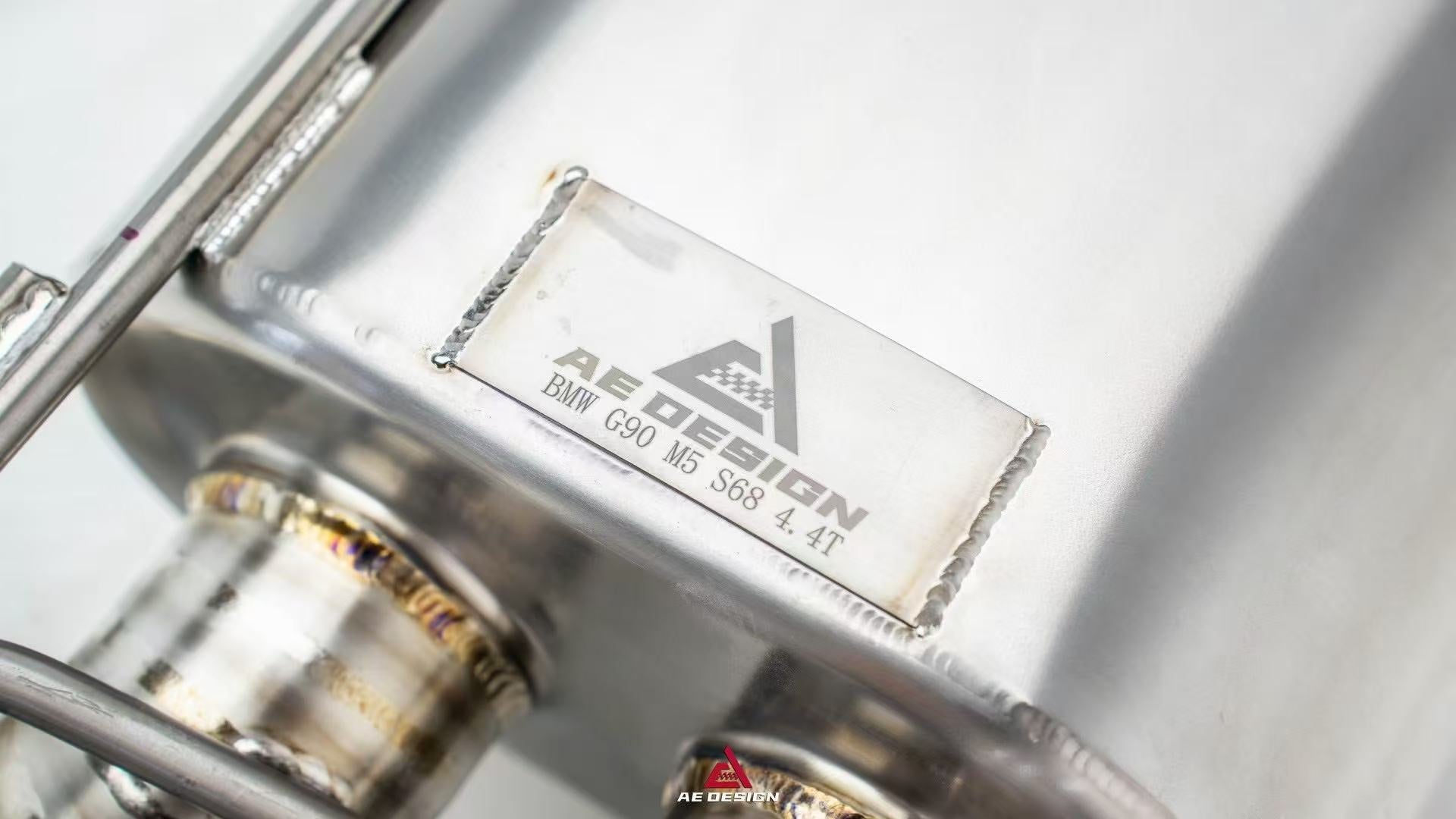 BMW M8 M8C F92 F93 2019-ON (4.4T) with Aftermarket Parts - Catback Exhaust with Valve Quadtips Stainless Steel / Titanium from ArmorExtend