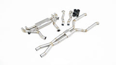 BMW M8 M8C F92 F93 2019-ON (4.4T) with Aftermarket Parts - Catback Exhaust with Valve?Quadtips Stainless Steel / Titanium from?ArmorExtend