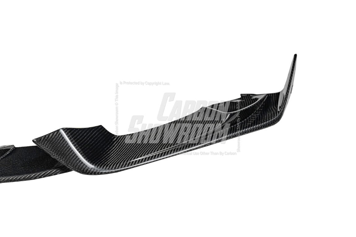 BMW X3M X3MC F97 Pre-LCI 2019 2020 2021 & X4M X4MC F98 Pre-LCI 2019 2020 2021 with Aftermarket Parts - AE Front Lip?Carbon Fiber?from?ArmorExtend