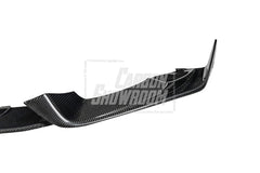 BMW X3M X3MC F97 Pre-LCI 2019 2020 2021 & X4M X4MC F98 Pre-LCI 2019 2020 2021 with Aftermarket Parts - AE Front Lip?Carbon Fiber?from?ArmorExtend