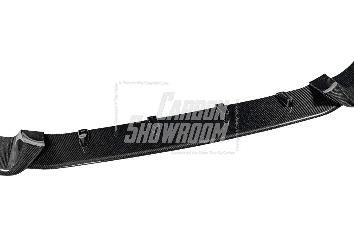 BMW X3M X3MC F97 Pre-LCI 2019 2020 2021 & X4M X4MC F98 Pre-LCI 2019 2020 2021 with Aftermarket Parts - AE Front Lip?Carbon Fiber?from?ArmorExtend