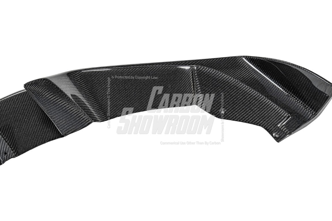 BMW X3M X3MC F97 Pre-LCI 2019 2020 2021 & X4M X4MC F98 Pre-LCI 2019 2020 2021 with Aftermarket Parts - AE Front Lip?Carbon Fiber?from?ArmorExtend
