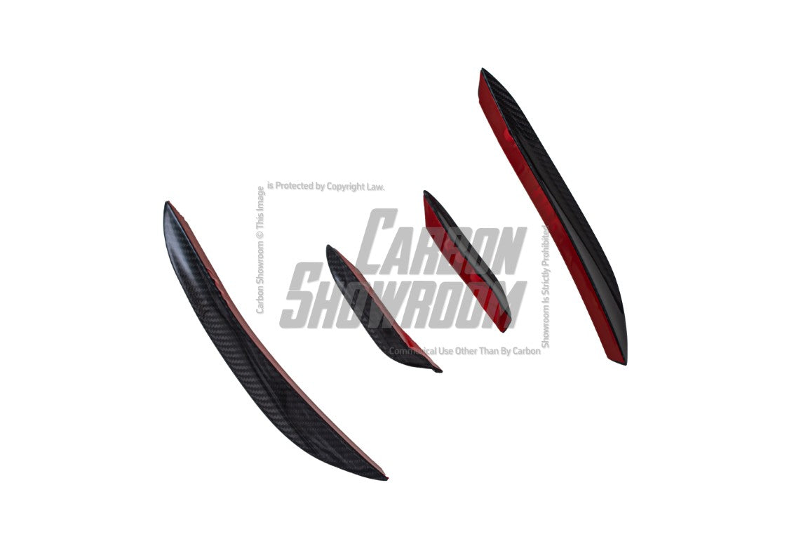 BMW X3M X3MC F97 LCI 2022 2023 2024 & X4M X4MC F98 LCI 2022 2023 2024 with Aftermarket Parts - AE Front Canards?Carbon Fiber?from ArmorExtend