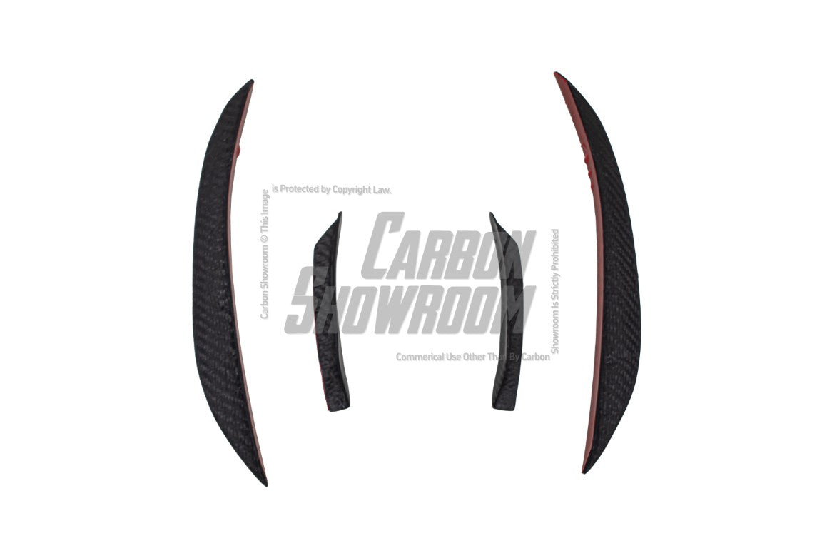 BMW X3M X3MC F97 LCI 2022 2023 2024 & X4M X4MC F98 LCI 2022 2023 2024 with Aftermarket Parts - AE Front Canards?Carbon Fiber?from ArmorExtend