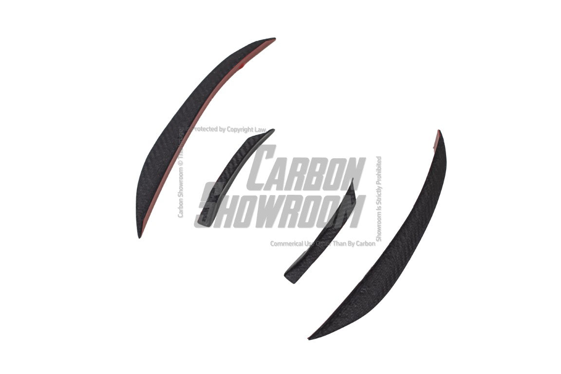 BMW X3M X3MC F97 LCI 2022 2023 2024 & X4M X4MC F98 LCI 2022 2023 2024 with Aftermarket Parts - AE Front Canards?Carbon Fiber?from ArmorExtend