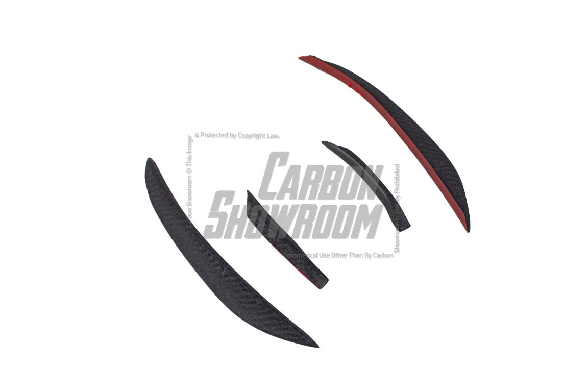 BMW X3M X3MC F97 LCI 2022 2023 2024 & X4M X4MC F98 LCI 2022 2023 2024 with Aftermarket Parts - AE Front Canards?Carbon Fiber?from ArmorExtend