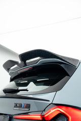 BMW X3M X3MC F97 (Fits Both Pre-LCI & LCI) 2019 2020 2021 2022 2023 2024 with Aftermarket Parts - AE Style Rear Roof Spoiler Carbon Fiber from ArmorExtend