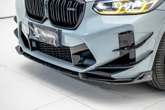 BMW X3M X3MC F97 LCI 2022 2023 2024 & X4M X4MC F98 LCI 2022 2023 2024 2025 with Aftermarket Parts - ART V2 Front Canards Carbon Fiber from ArmorExtend