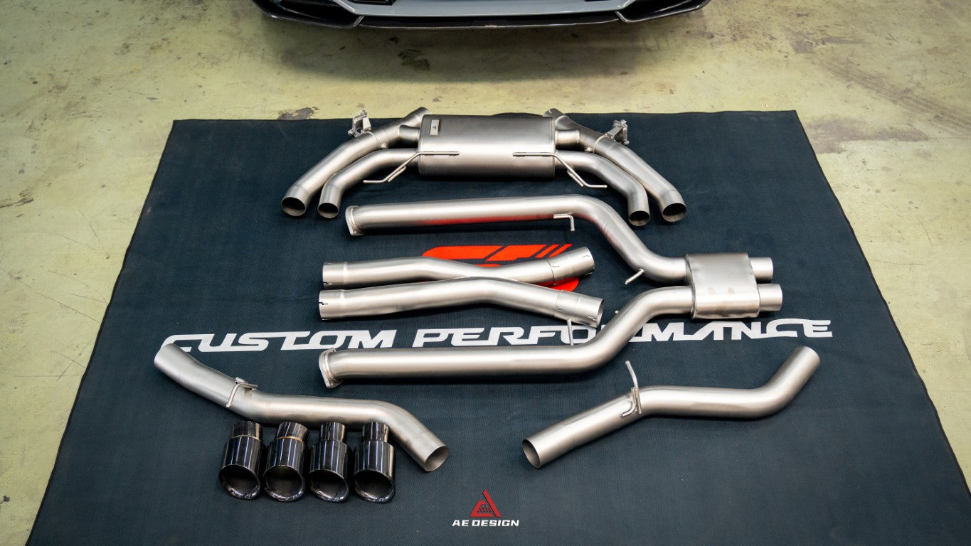 BMW X3M X3MC F97 & X4M X4MC F98 LCI 2022-ON with Aftermarket Parts - Catback Exhaust with Valve Stainless Steel / Titanium from?ArmorExtend