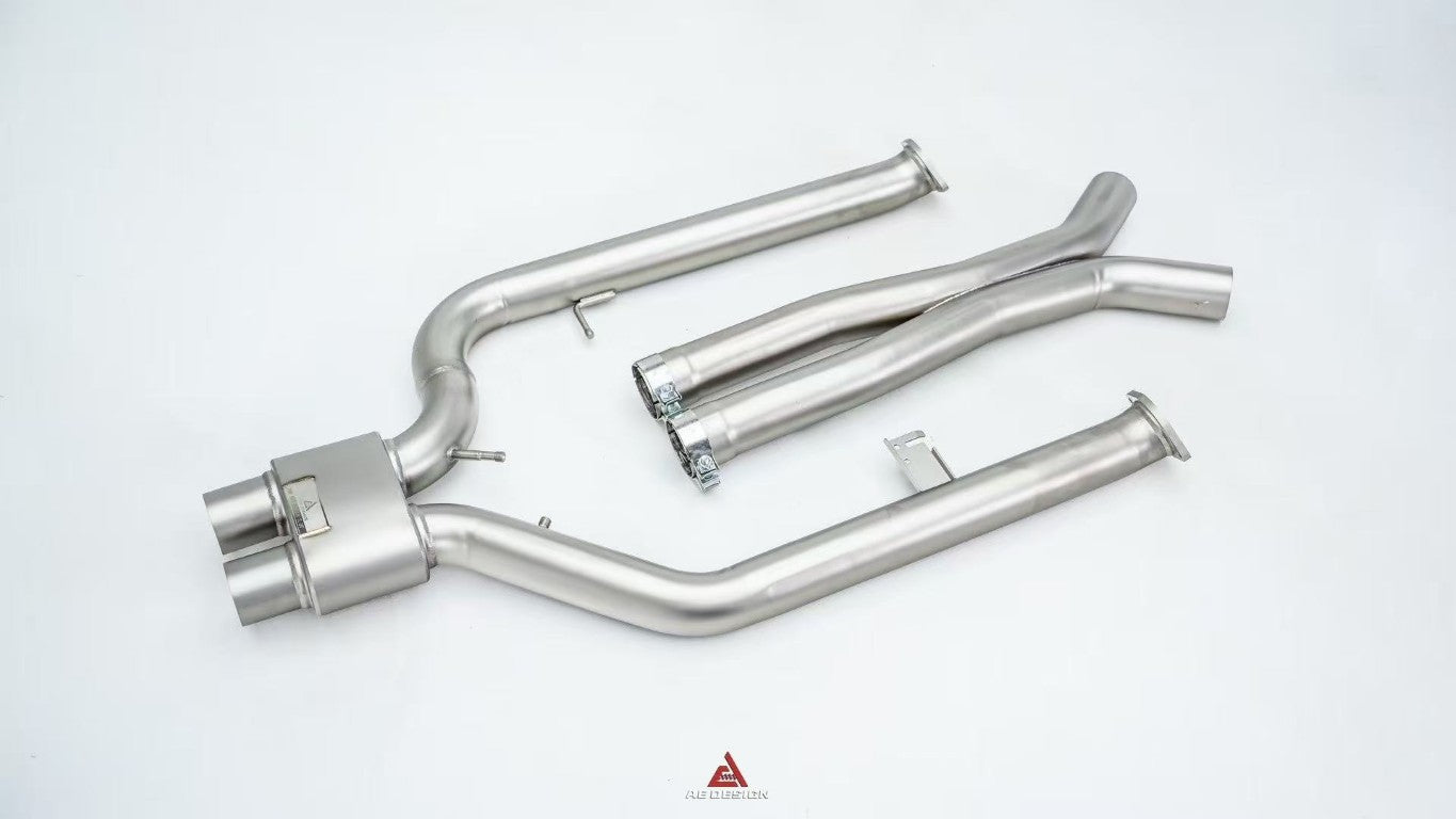 BMW X3M X3MC F97 &?X4M X4MC F98 LCI 2022-ON with Aftermarket Parts - Midpipe Exhaust?Stainless Steel / Titanium from?ArmorExtend
