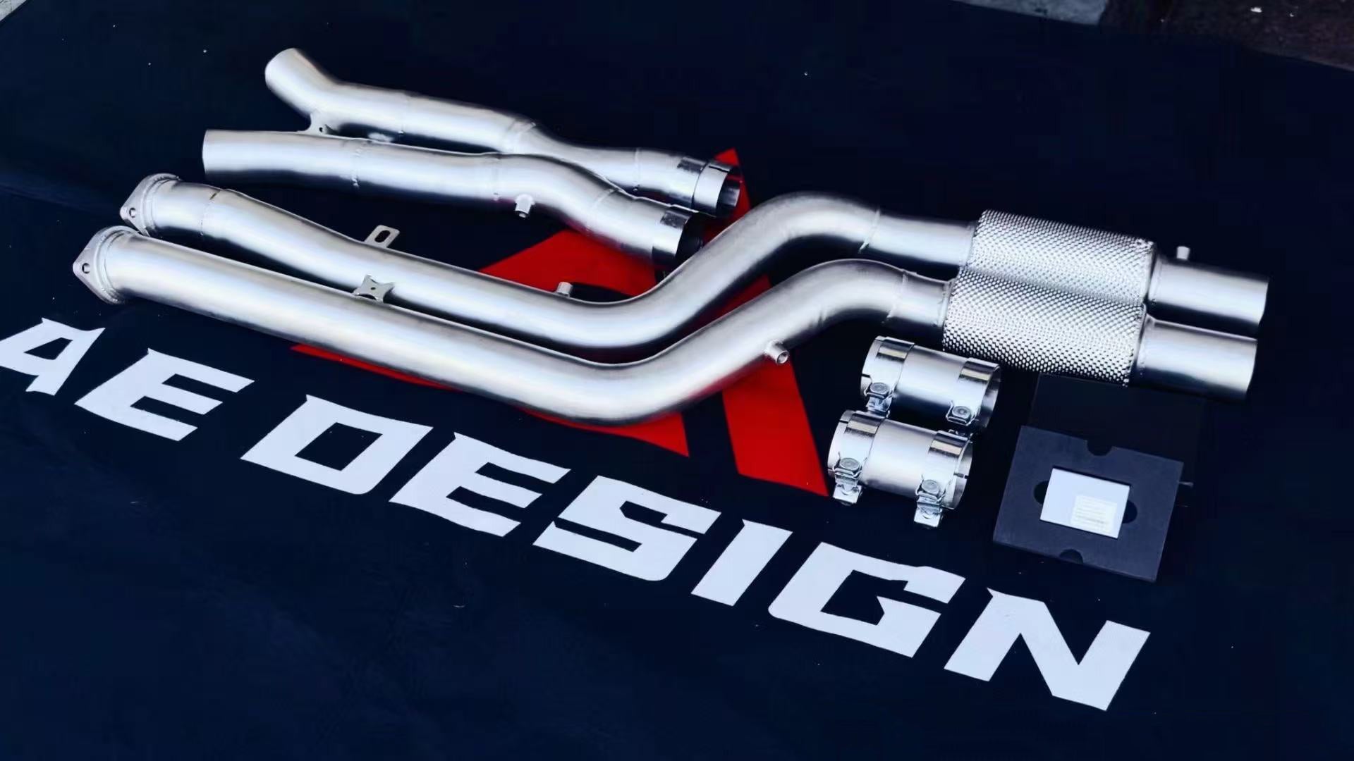 BMW X3M X3MC F97 &?X4M X4MC F98 Pre-LCI 2019 2020 2021 with Aftermarket Parts - Midpipe Exhaust?Stainless Steel / Titanium from?ArmorExtend