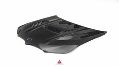 BMW X3 G01 & X3M X3MC F97 (Fits Both Pre-LCI & LCI) 2019 2020 2021 2022 2023 2024 & X4 G02 & X4M X4MC F98 (Fits Both Pre-LCI & LCI) 2019 2020 2021 2022 2023 2024 with Aftermarket Parts - AE Hood Bonnet Carbon Fiber from ArmorExtend