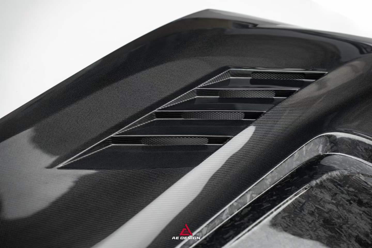 BMW X3 G01 & X3M X3MC F97 (Fits Both Pre-LCI & LCI) 2019 2020 2021 2022 2023 2024 & X4 G02 & X4M X4MC F98 (Fits Both Pre-LCI & LCI) 2019 2020 2021 2022 2023 2024 with Aftermarket Parts - AE Hood Bonnet Carbon Fiber from ArmorExtend