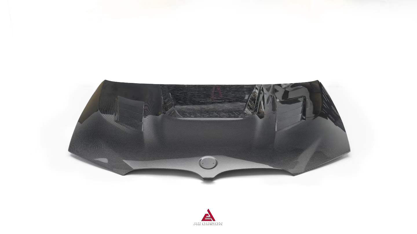BMW X3 G01 & X3M X3MC F97 (Fits Both Pre-LCI & LCI) 2019 2020 2021 2022 2023 2024 & X4 G02 & X4M X4MC F98 (Fits Both Pre-LCI & LCI) 2019 2020 2021 2022 2023 2024 with Aftermarket Parts - AE Hood Bonnet Carbon Fiber from ArmorExtend
