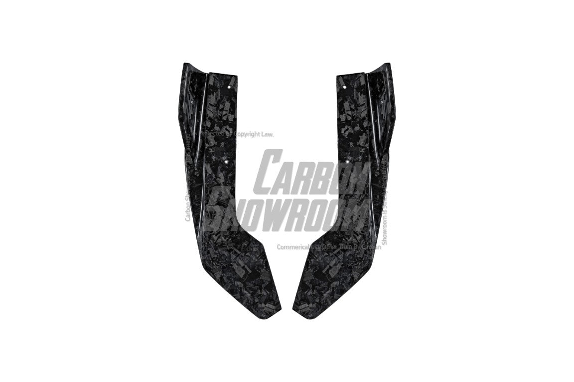 BMW X4M X4MC F98 (Fits Both Pre-LCI & LCI) 2019 2020 2021 2022 2023 2024 with Aftermarket Parts - AE V2 Style Rear Diffuser Carbon Fiber from ArmorExtend