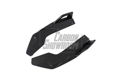 BMW X4 xDrive 30i (with M-Package Bumper) & M40i G02 LCI 2022 2023 2024 with Aftermarket Parts - AE Style Diffuser & Canards Carbon Fiber from ArmorExtend