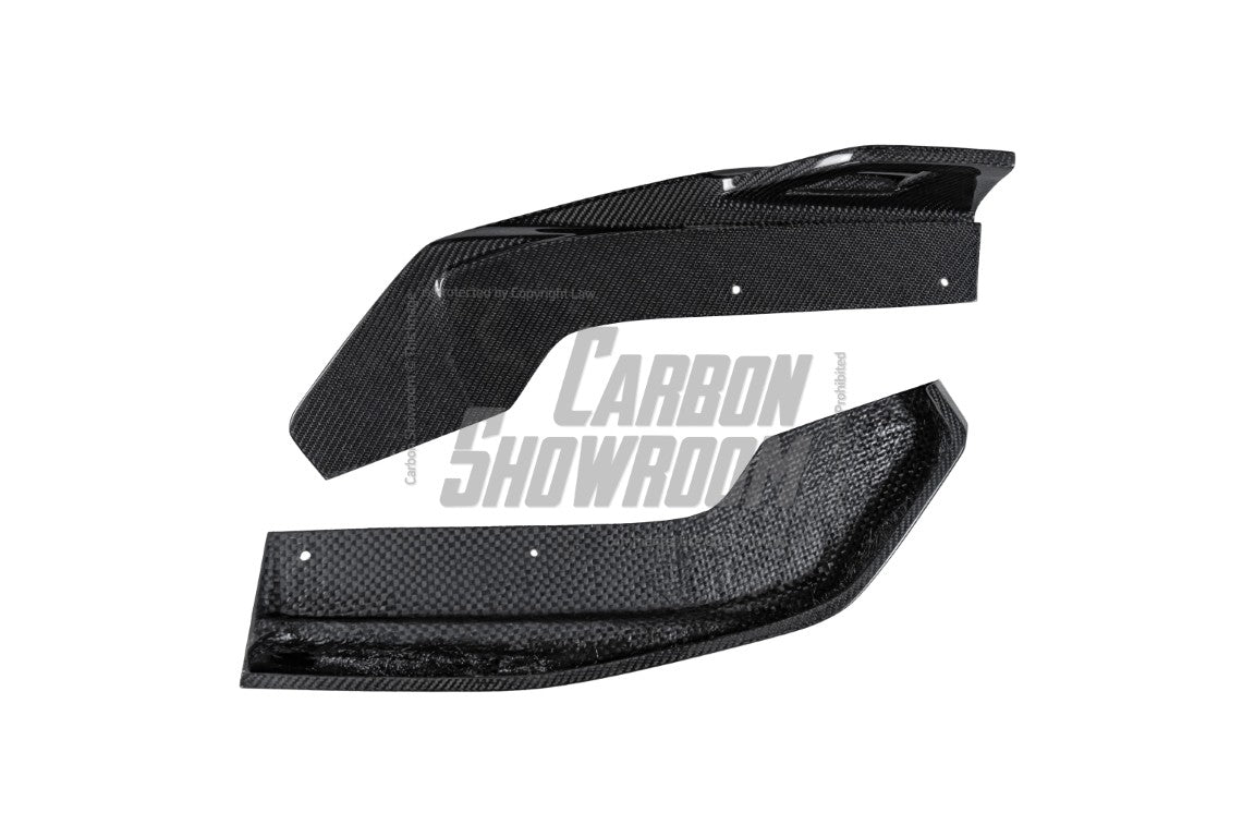 BMW X4 xDrive 30i (with M-Package Bumper) & M40i G02 LCI 2022 2023 2024 with Aftermarket Parts - AE Style Diffuser & Canards Carbon Fiber from?ArmorExtend