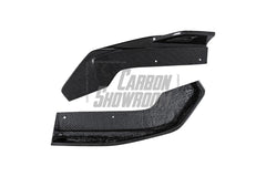 BMW X4 xDrive 30i (with M-Package Bumper) & M40i G02 LCI 2022 2023 2024 with Aftermarket Parts - AE Style Diffuser & Canards Carbon Fiber from ArmorExtend