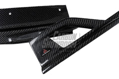 BMW X4 xDrive 30i (with M-Package Bumper) & M40i G02 LCI 2022 2023 2024 with Aftermarket Parts - AE Style Diffuser & Canards Carbon Fiber from ArmorExtend